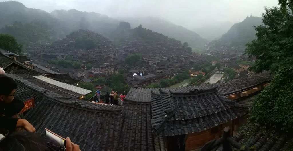 روستاهای چین Xijiang Miao